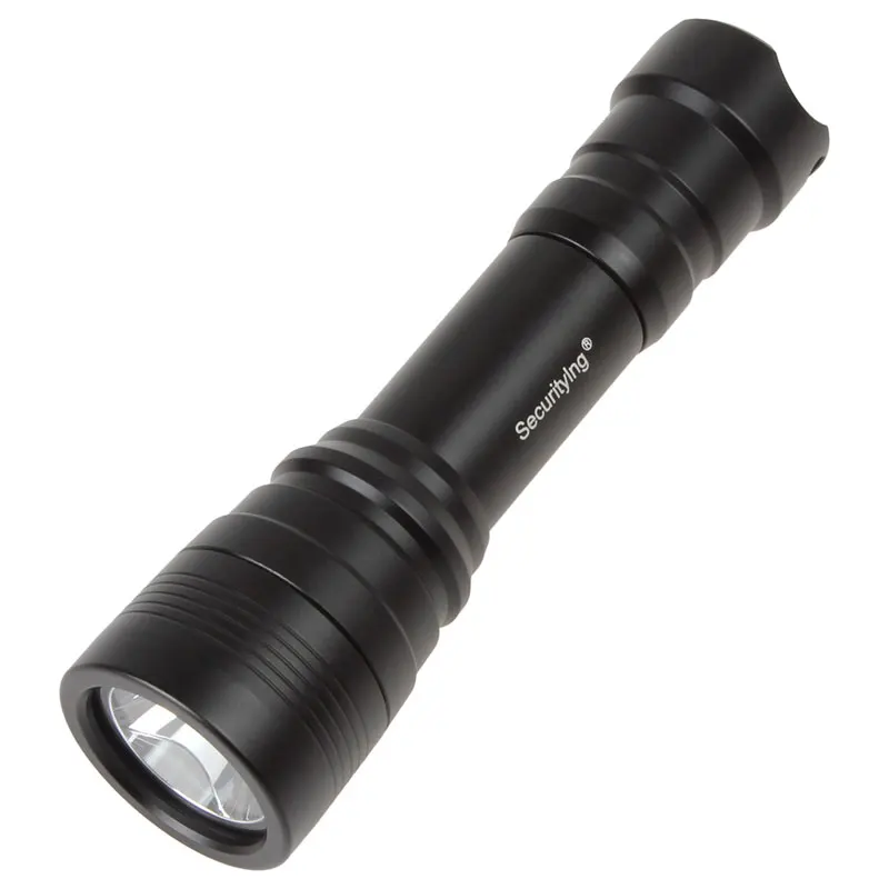 SecurityIng 1000Lm XM-L2 U2-1A LED IP68 Diving Flashlight Max to 150m with Magnetic Switch