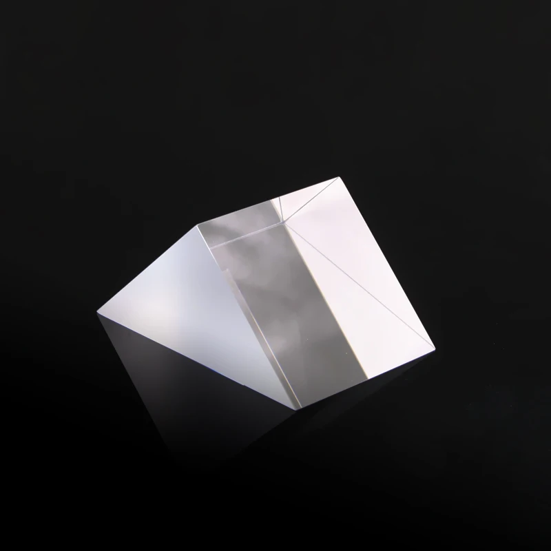 Optical Glass Right Angle Refraction 15x15x12MM Triangular Prism Right Angle External Refraction Prism Right Angle Prism Glass