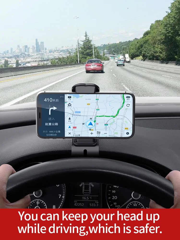 Автомобильный держатель для телефона 360 градусов gps навигация приборная панель 6,5 дюймов Пряжка приборная панель телефон кронштейн для универсального мобильного телефона держатель