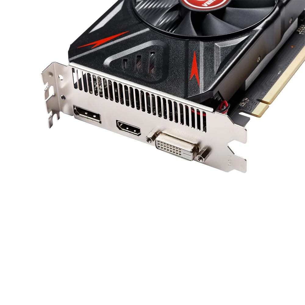 VEINEDA Оригинал RX 550 4 Гб видеокарты GPU AMD Radeon RX550 4 ГБ GDDR5 видеокарты PC Настольный компьютер игровая карта PCI-E X16-3