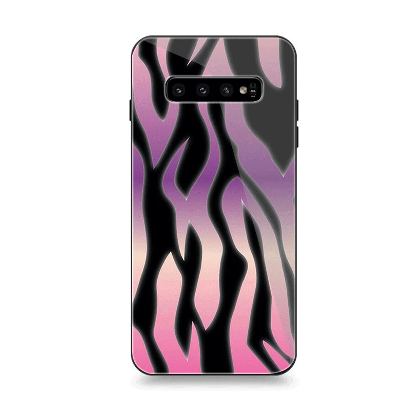Мобильный чехол для телефона Стекло для samsung A10 A20 A30 A40 A50 A60 A70 S7 край S8 Plus Note 8 9 S10 крышка модные рельсы для поезда