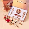 NEW Cosmetic Makeup Set Air Cushion Finishing Powder Face Powder Pearly Lustre Eyeliner Non-Stick Cup 3 colors Lipstick Kit 1