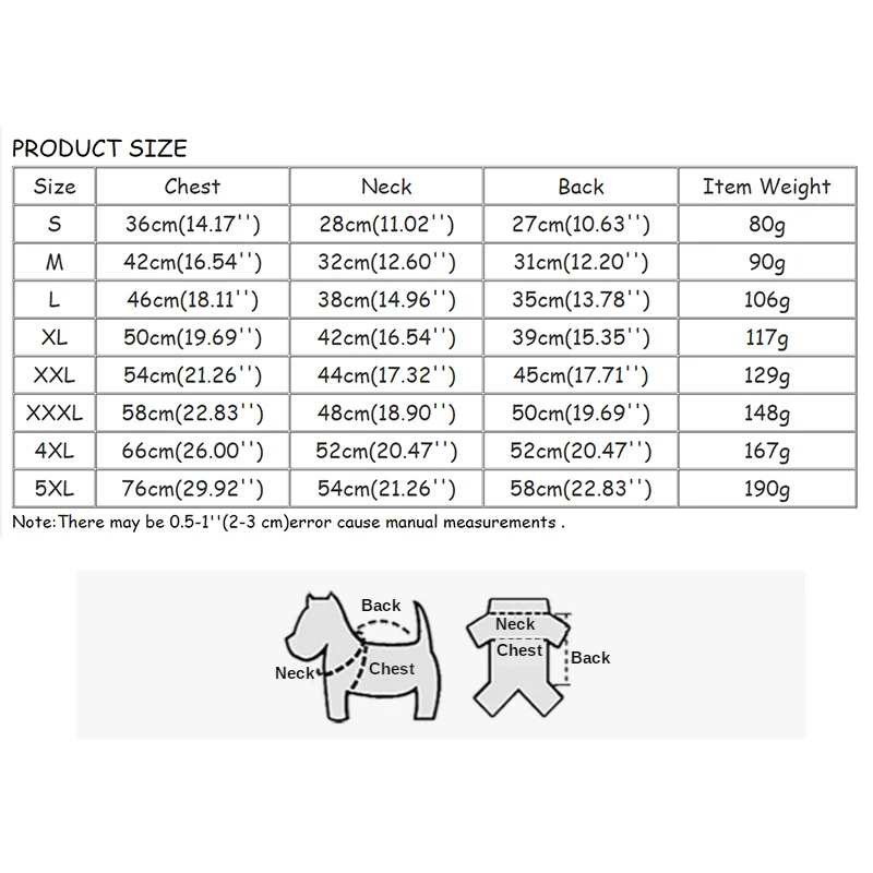 Winter Pet Clothes Small Medium Large Dog Coats Puppy Padded Jackets Pug French Bulldog Warm Fleece Vest Clothes Dog Costumes