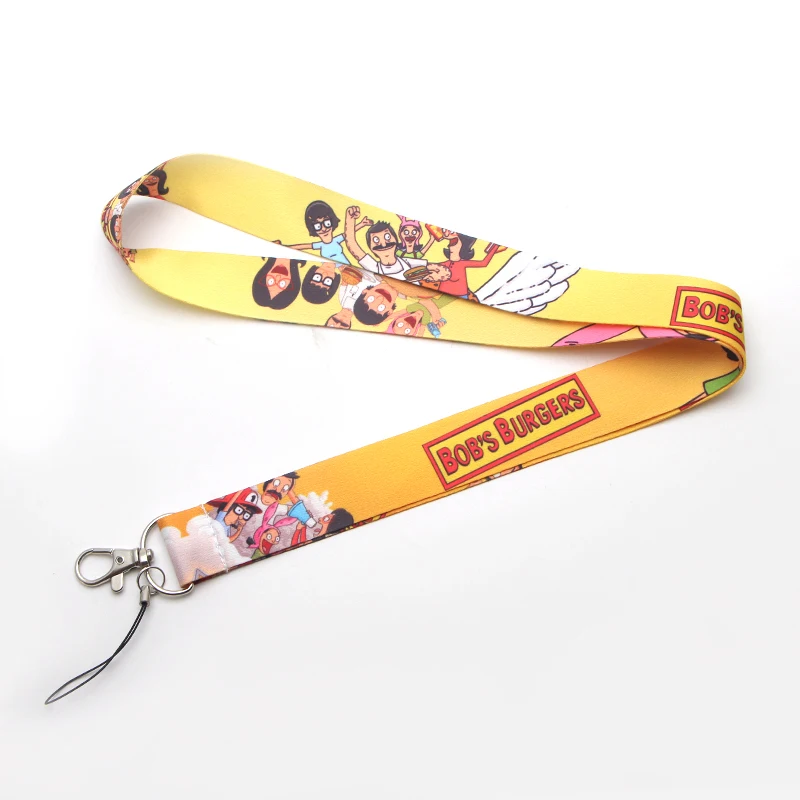 CA112 Bob's Burgers шейный ремешок для ключей, ID карт, телефонных ремешков, USB держатель для бейджа, сделай сам, ремешок для шеи, висячий канат, Lanyards