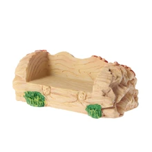 Миниатюрные смолы скамейки микро садовые горшки для растений бонсай Ремесло Украшение 72XF