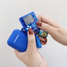 Мультяшный силиконовый чехол для AirPods, чехол с милым тетрисом, чехол для наушников s для Apple Airpods 2, сумка для наушников, аксессуары для наушников