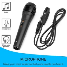 Hot Promotion Universal Wired Uni-directional Handheld Dynamic Microphone Voice Recording Noise Isolation Microphone Black