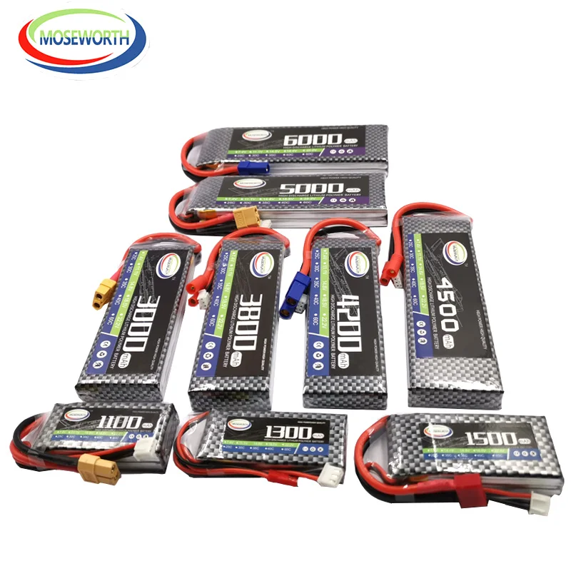 2 шт/упаковка 2S RC LiPo Батарея 7 4 V 1500 мА/ч 25C для радиоуправляемый самолет
