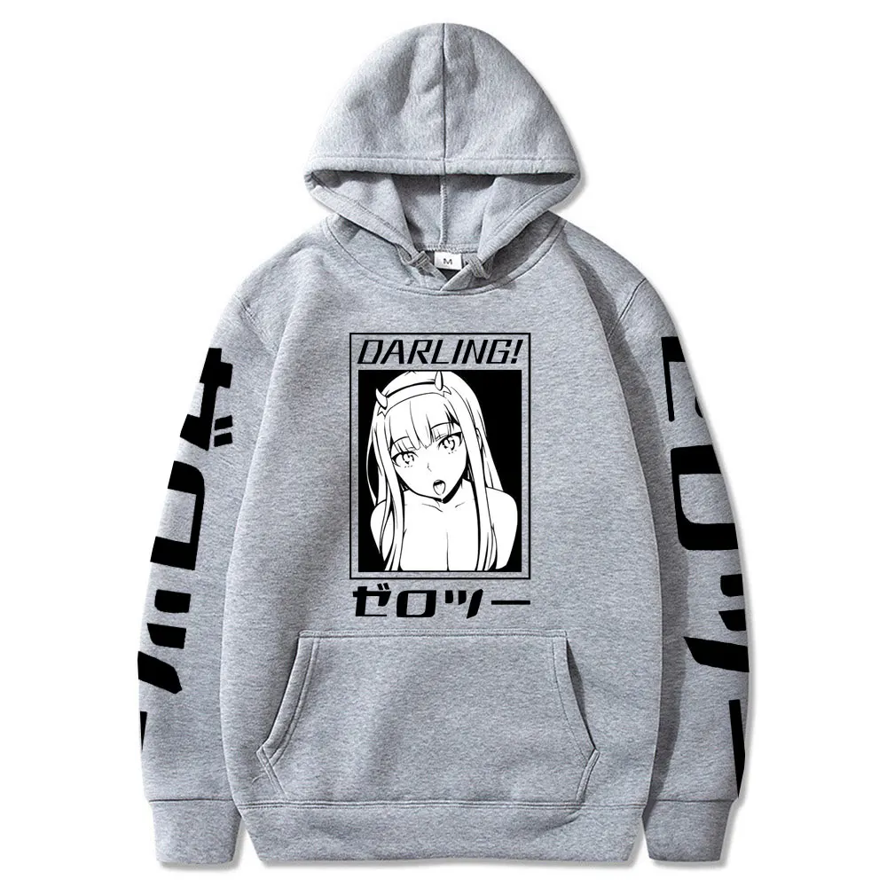 

2020 New Fashion Darling In The Franxx Hoodies AnimeFull Printed Pullover / Hoodie Sweatshirt Unisex Casual Anime Streetwear