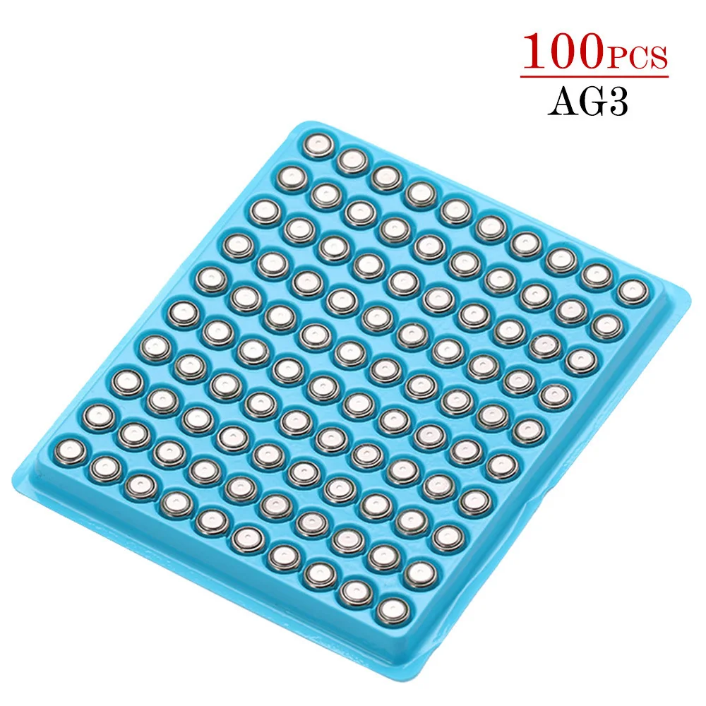 100 шт./лот LR41 AG3 SR41W 392 192 GP192A LR736 батарейки для часов фонарей игрушек часов|Часовые