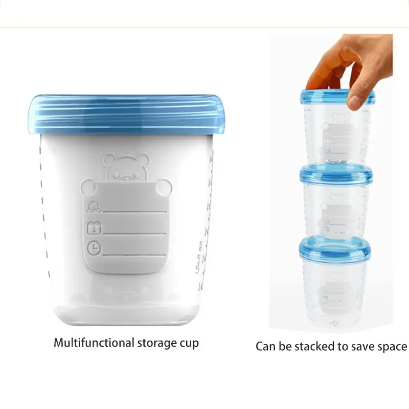 Baby Breast Milk Storage Bottle Infant Newborn Food Freezer Container Milk Powder Nuts Tea Organizer