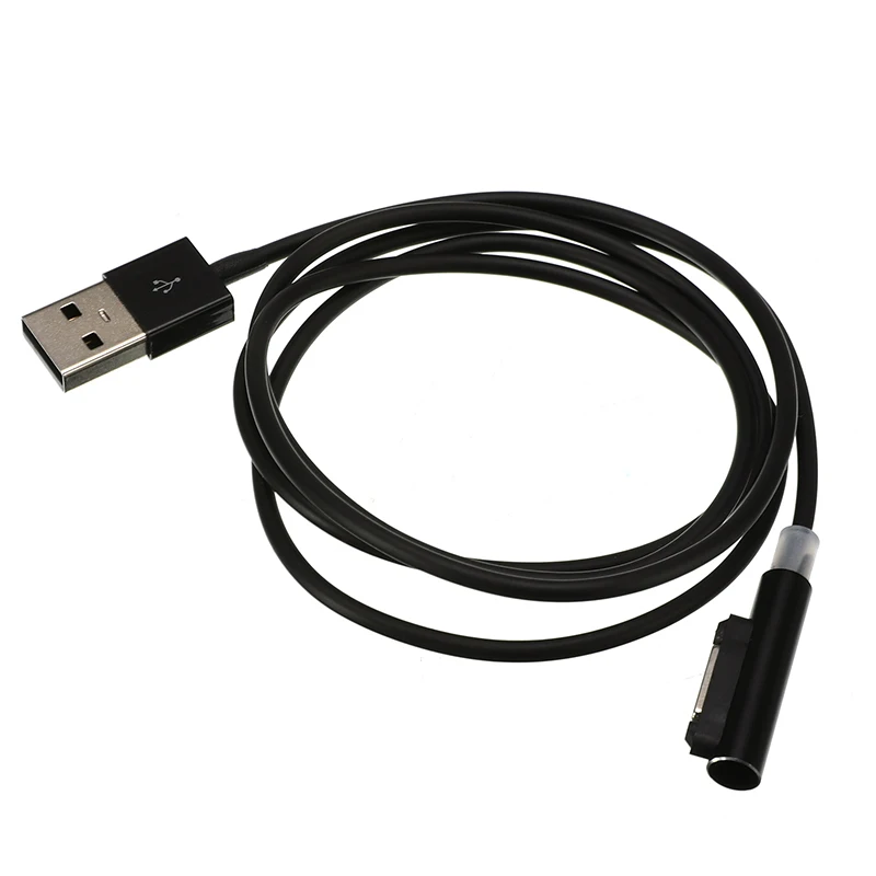 1 шт. Магнитный usb-кабель для зарядки Sony Xperia Z3 Compact Z3 Mini Z2 Tablet Z1 XL39h L55H L50T L55W провод черный белый 1 м
