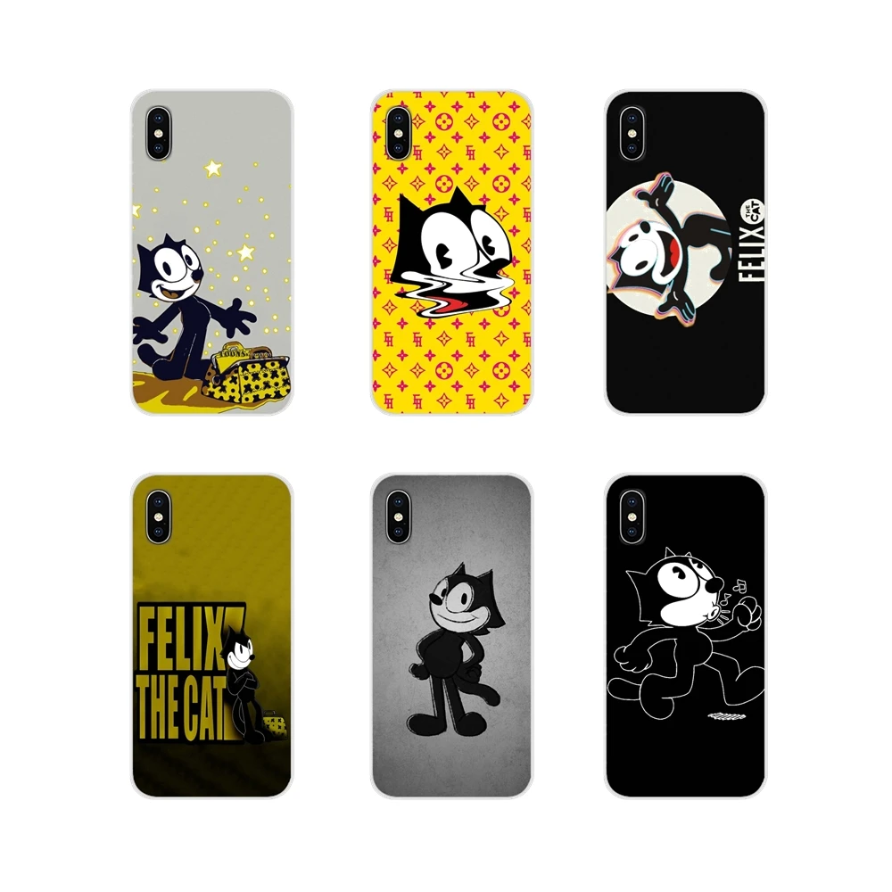 Для Apple iPhone X XR XS 11Pro MAX 4S 5S 5C SE 6S 7 8 Plus ipod touch 5 6 Аксессуары чехлы для телефонов Чехлы Felix The Cat