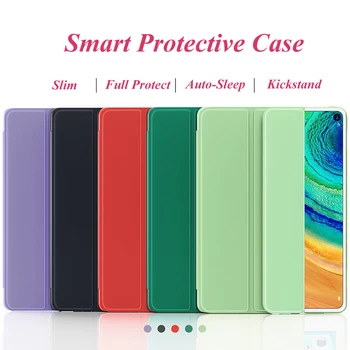 

Smart Protective Funda for Huawei Matepad Pro Case 10.8 Mediapad 10.4 Flip Leather Upgrade Cover for Huawei M6 Capa M6 8.4 Capa