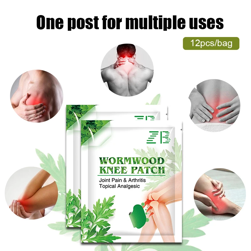 WORMWOOD EXTRACT KNEE PAIN PATCHES 12pc - Lek's Asian Market