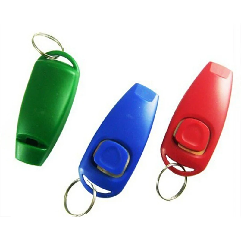 Click Dog Training Accessories Lovely Fashion Dog Click Clicker Training Products Clicker Trainer Three Colors