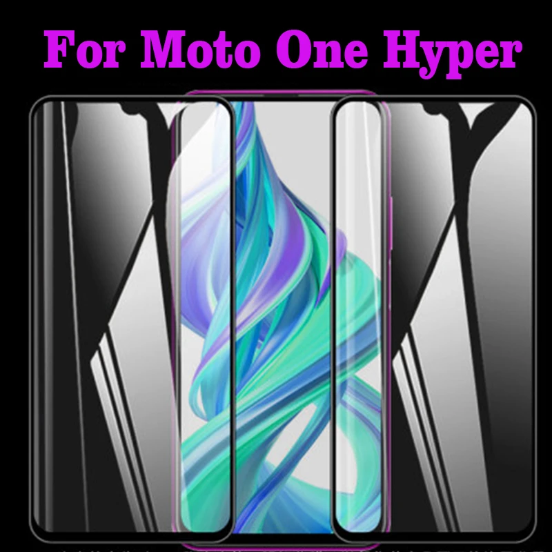 Закаленное стекло с полным покрытием 3D для MOTO One Взрывозащищенная защитная