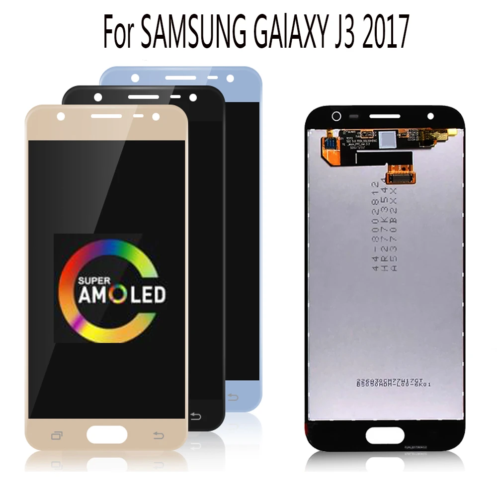 Orijinal Super Amoled Lcd Samsung Galaxy J3 17 Lcd Ekran Dokunmatik Ekran Digitizer Meclisi J330 J3 Pro J330f J330fn Lcd Cep Telefonu Lcd Leri Aliexpress
