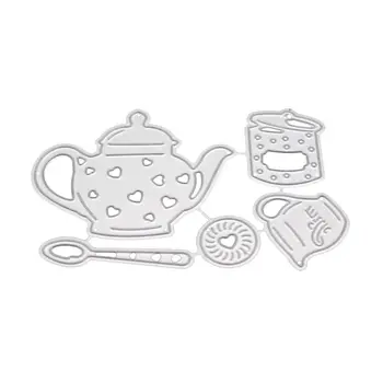 

Afternoon Tea Metal Cutting Dies Stencil Scrapbooking DIY Album Stamp Paper Card 95AA