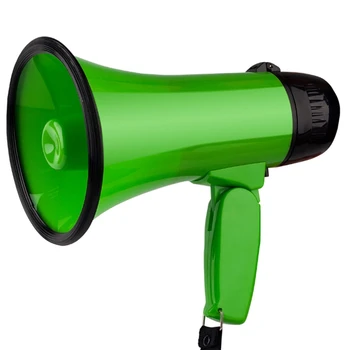 

Green Handheld Tweeter Portable Recording Megaphone to Spread The Megaphone