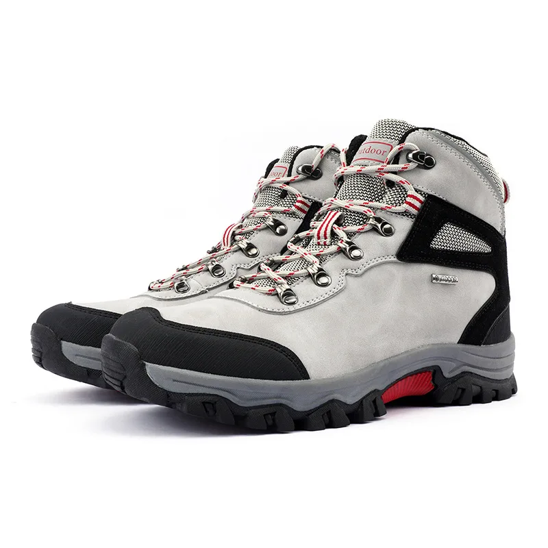 Men Hiking Shoes High Top Mountain Tracking Athletic Size 47 Man Sport Shoes Outdoor Jogging Trekking Autumn 2021 Male Sneakers