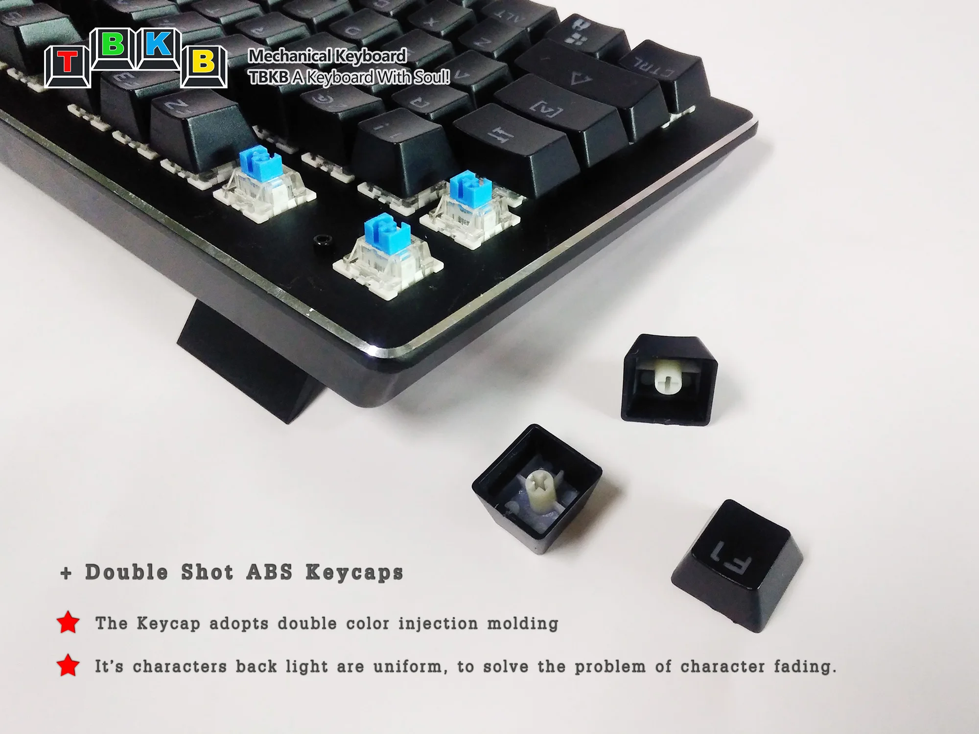 Smart9 x TBKB 104Key Hot Swap синие переключатели двойная съемка клавиш смешанный цвет с подсветкой для игр и набора текста механическая клавиатура