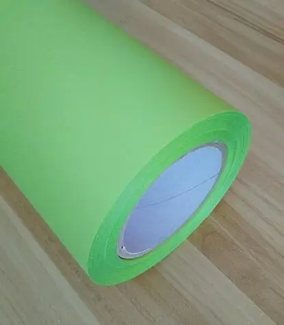 Free shipping High Quality 6 sheets 12"X20"/30X50CM PVC Heat Transfer Vinyl Iron on Press Machine Cutting Plotter HTV Tshirt - Цвет: lime green