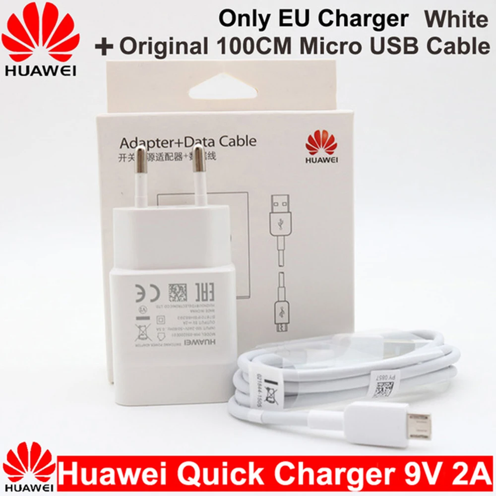 Huawei 9V2A UK/EU/US Fast Charger QC2.0 Quick Fast Charge Adapter Type C/Micro USB Cable For Mate 7 8 10Lite P8 9 10Lite Honor 8 usb charger Chargers