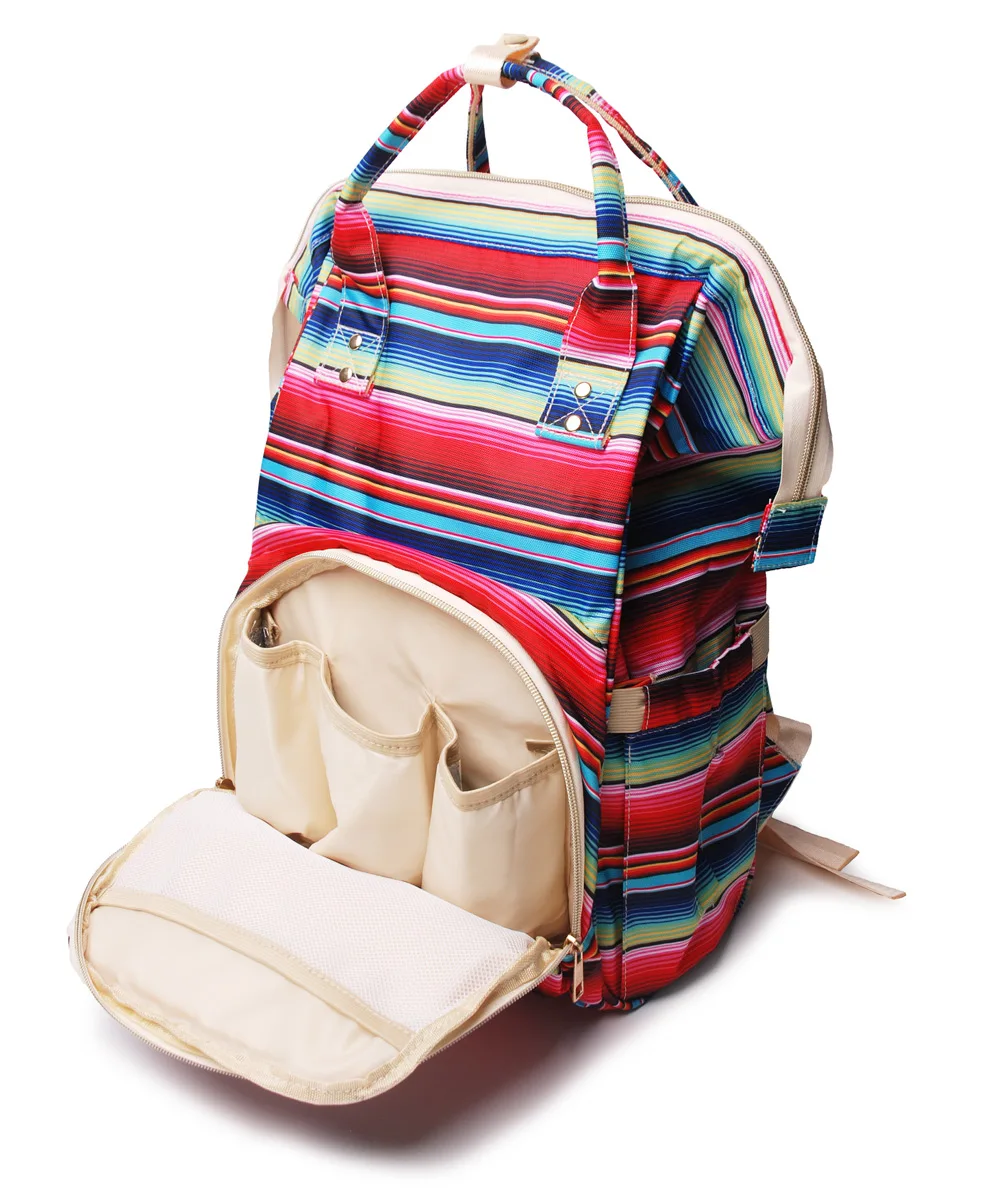 Многофункциональный ацтекский рюкзак, большая вместительность, рюкзак для подгузников, леопардовый Рюкзак для ухода за ребенком, сумка для подгузников, 1276