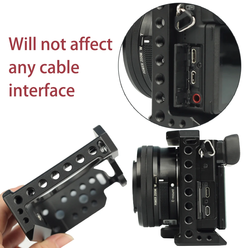 ADAI 3620 камера видео клетка стабилизатор для sony ILCE-6400 A6400/A6500/A6300/A6000 подарок arm/микрофон