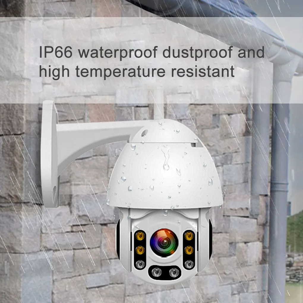 360 градусов вращения беспроводной WiFi камера Открытый IP66 водонепроницаемый ночного видения 1080P домашней безопасности 2MP Cam AU/UK plug