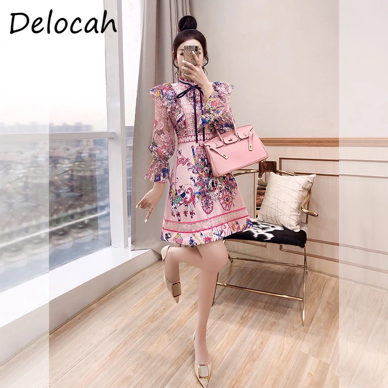 Delocah Women Autumn Fashion Designer Party