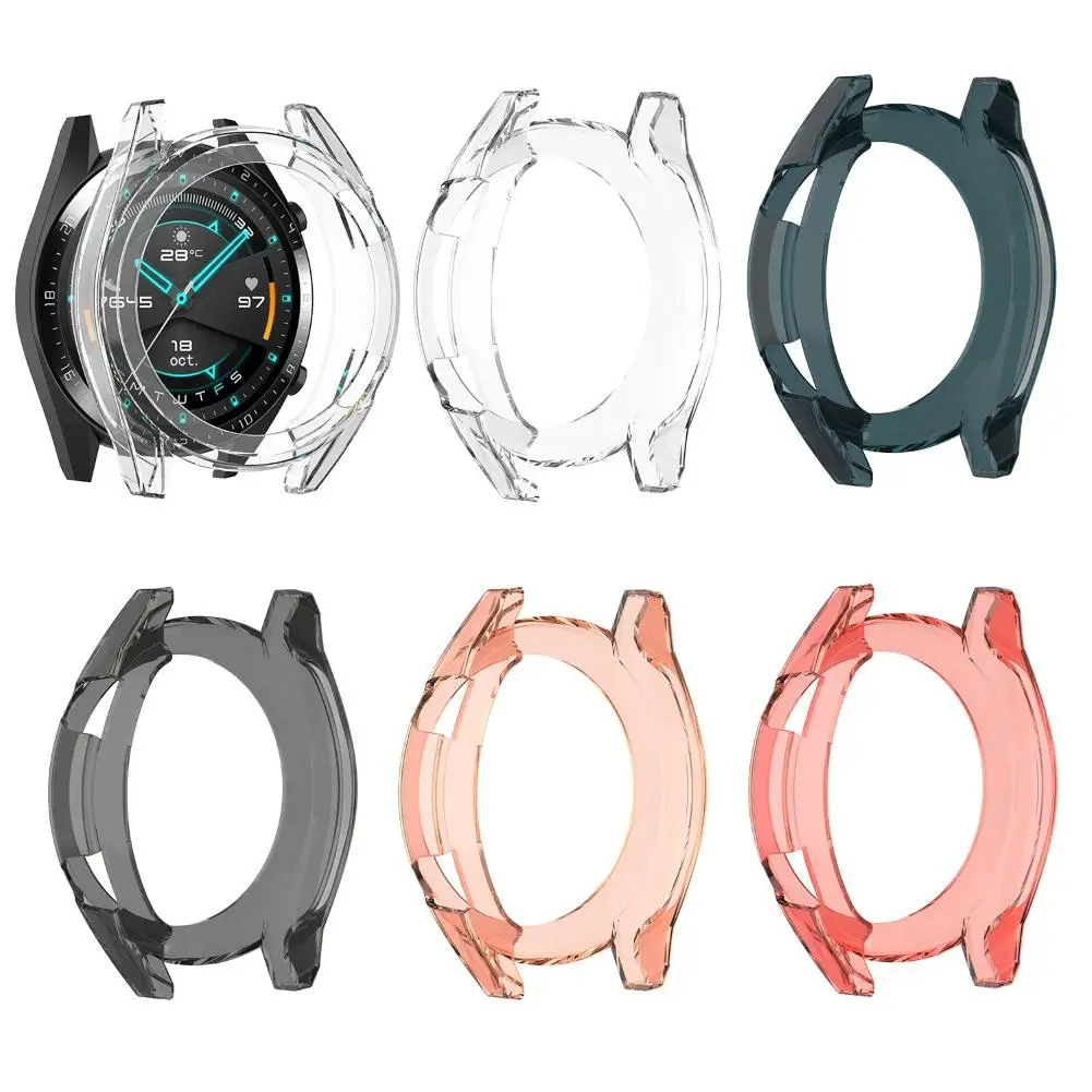 

42/46mm TPU Smart Watch Bumper Case Protective Cover Shell for Watch GT 2