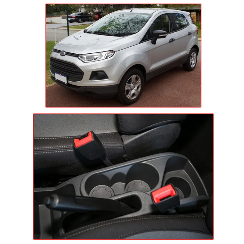 Подлокотник автомобиля подлокотник для Ford Ecosport 2013- центр консоль ящик для хранения вращающийся