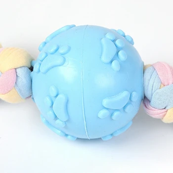 

Pet dog bone bite rope interactive chew toy dog Molar teeth cleaning toy resistant Pet supplies chew knot toy