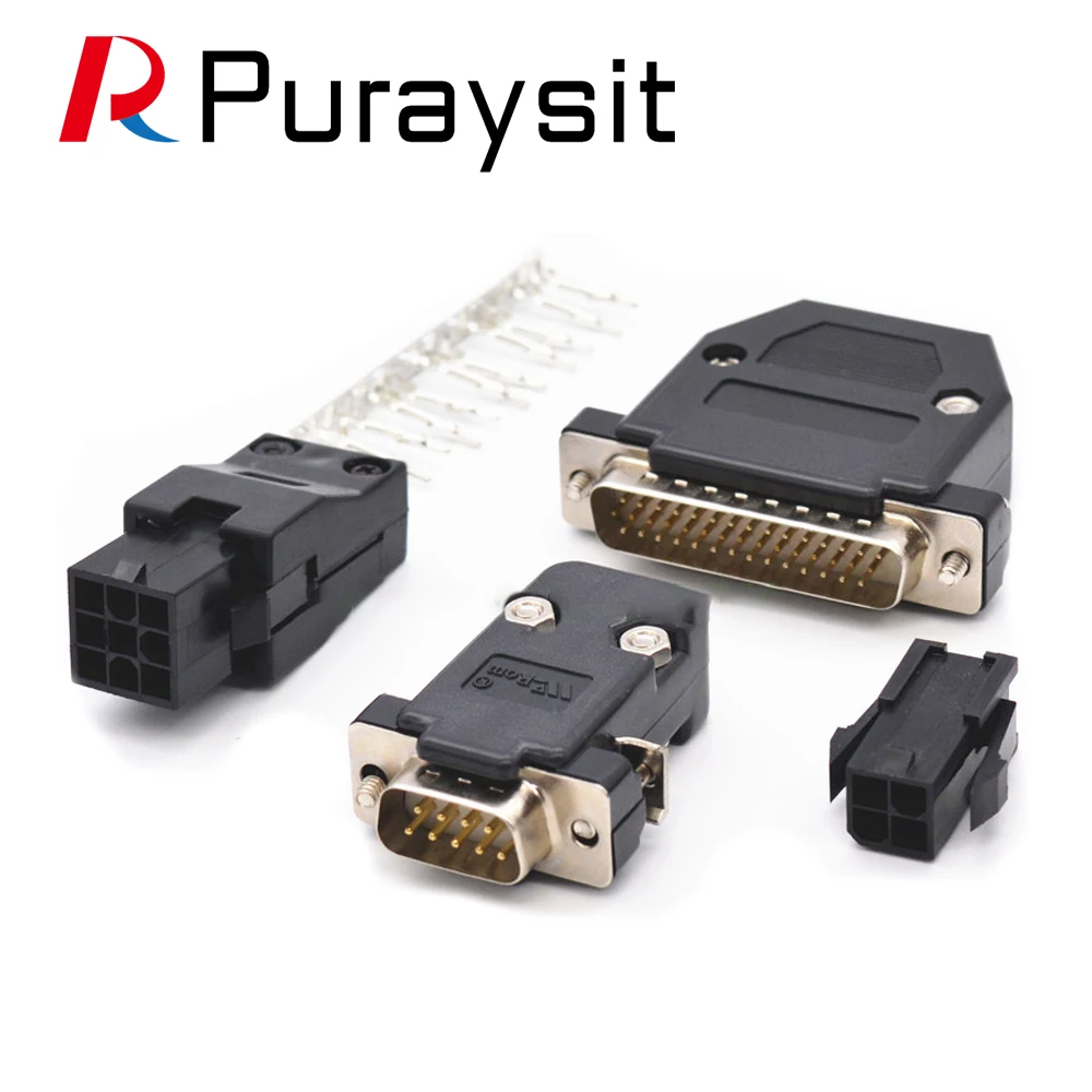 Puraysit  B2 Servo Motor CN1 CN2 Plug Signal Control 9 hole connector  ASDBCNEP0000 plug