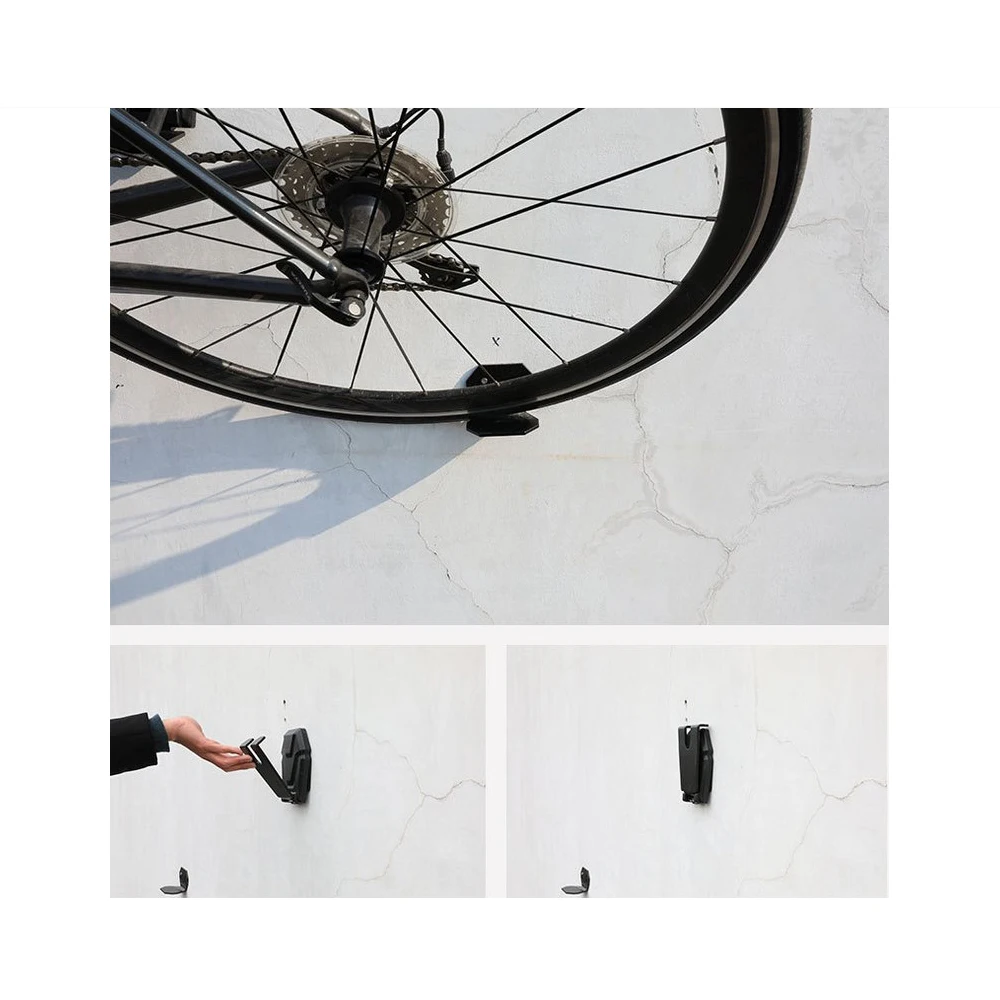 

Bicycle Wall Mounted Rack Bike Storage Parking Hook Holder Hanger Folding Space