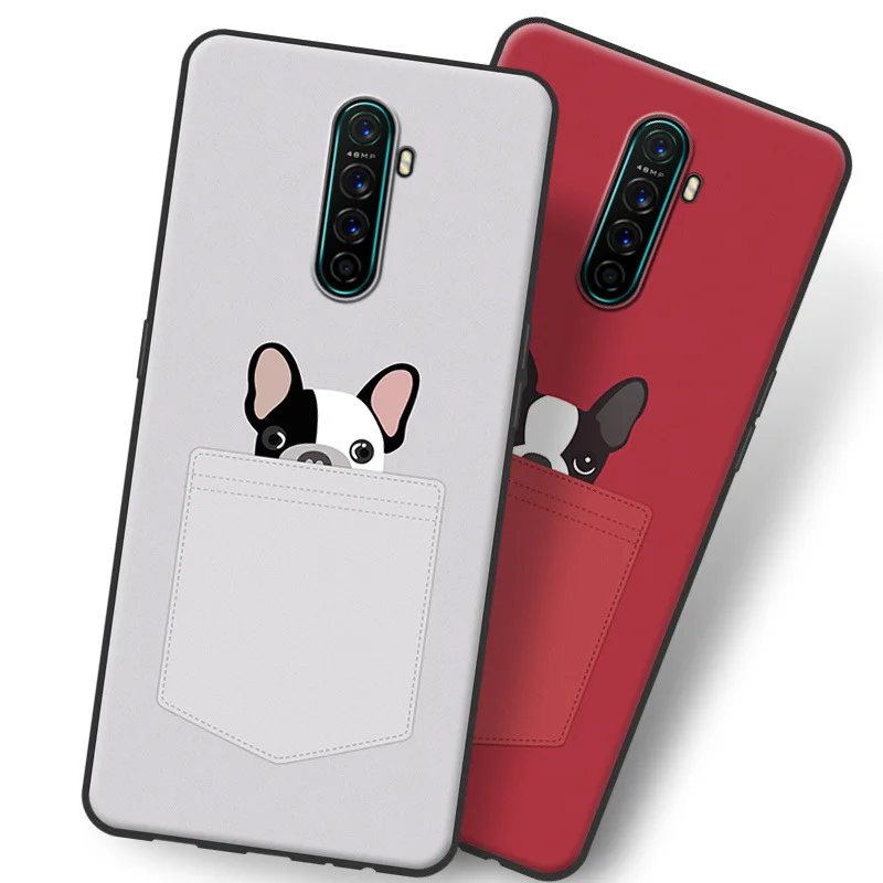 Auroras Case For Realme X2 Pro Soft Cover All Protection Pocket Pet Dog Pattern RealmeX2 | Мобильные телефоны и
