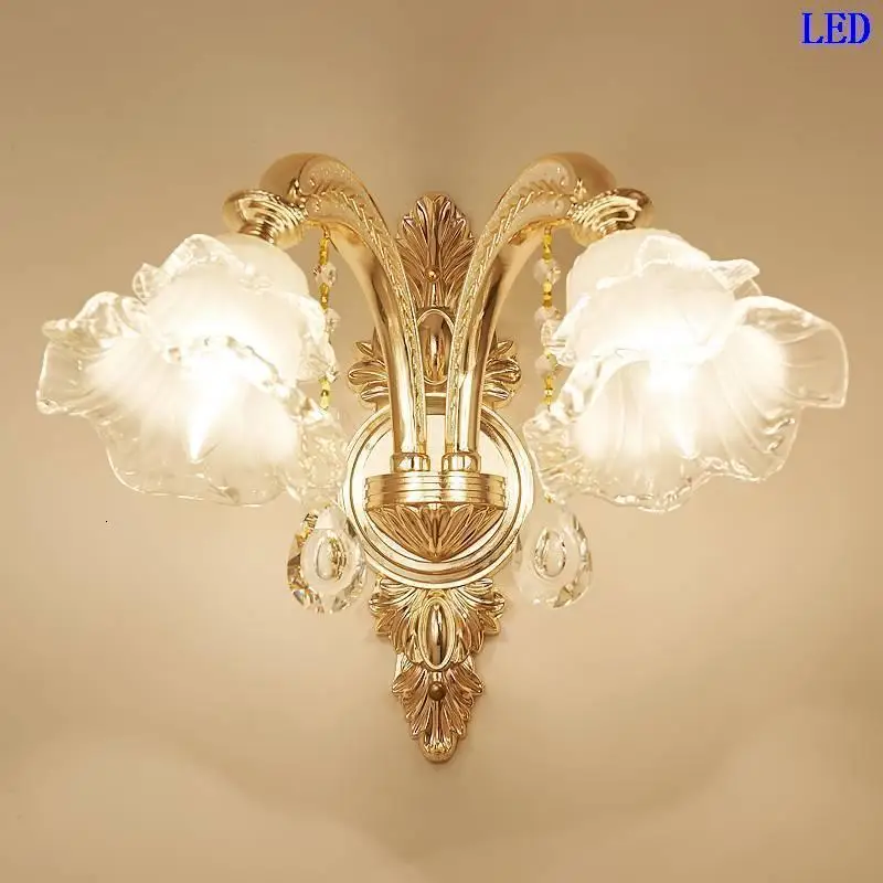 Настольная Фреска Interieur Tete De Lit Wandlampen Lampen Современная хрустальная спальня аппликация Murale светильник для дома настенный светильник