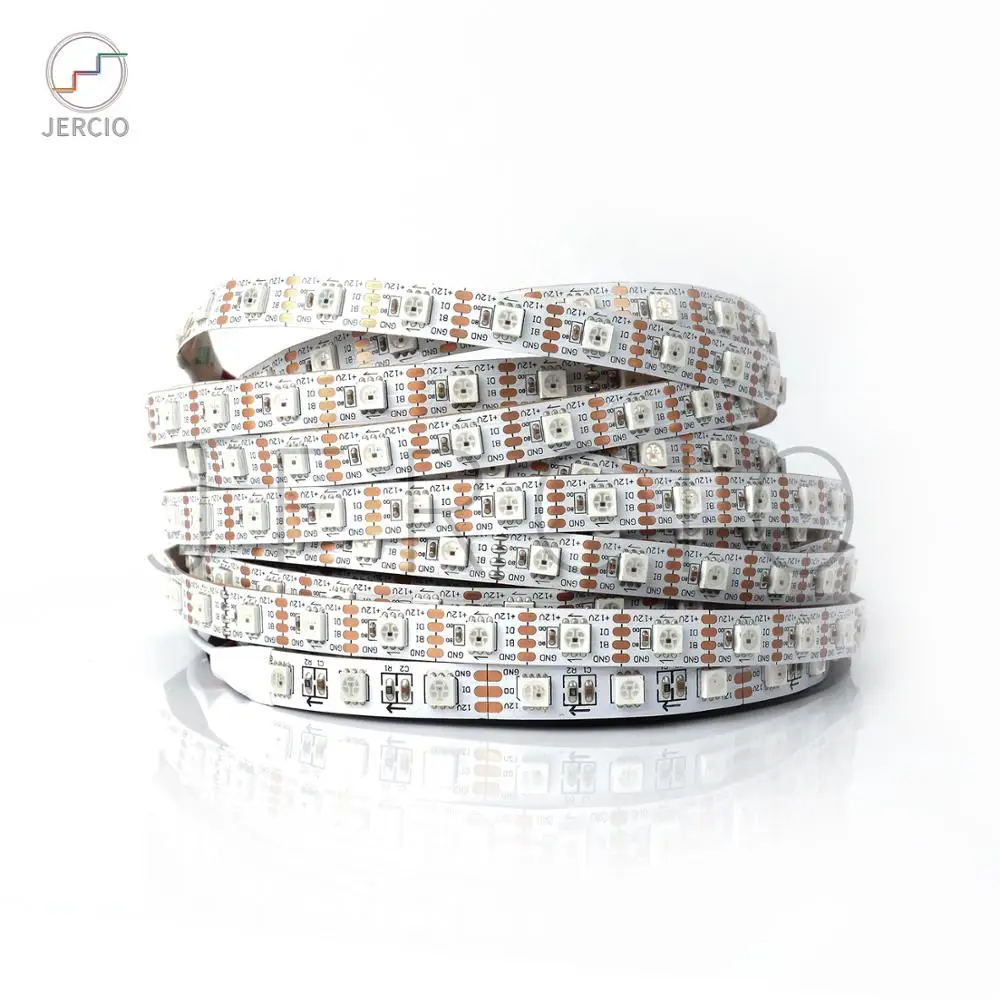 

Jercio SK6815 / WS2815 / GS8208 / XT1512S DC12V break-point continue individually Addressable magic Flexible LED Strip