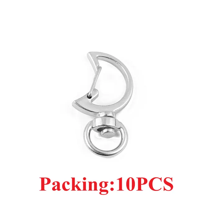 5-20pcs/lot Key Chain Key Ring keychain Bronze Rhodium Gold 28mm Long Round Split Keyrings Keychain Jewelry Making Wholesale DIY 10PCS Rhodium Moon