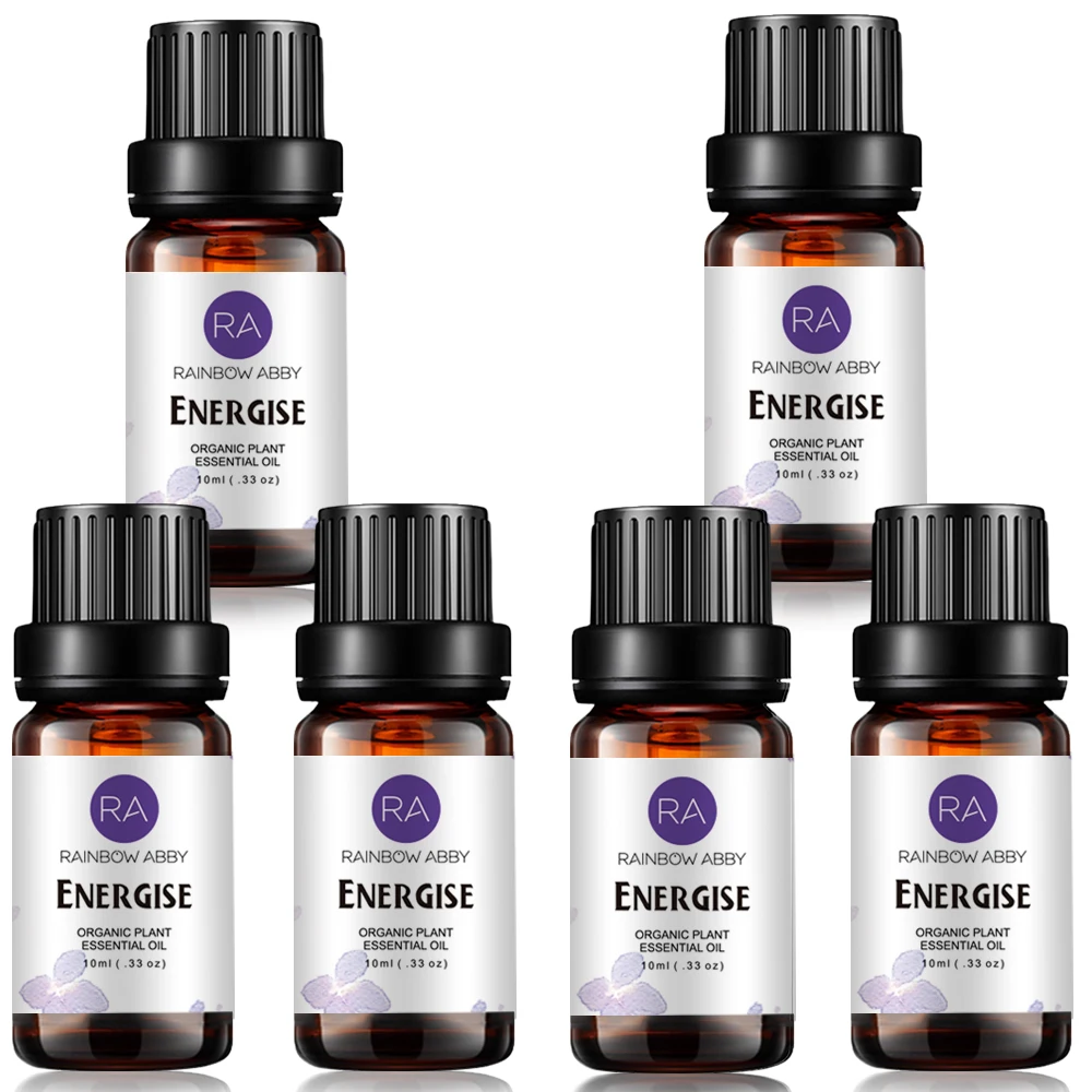 

6 Pack 10ML Energise Essential Oil Blend 100% Pure Natural Therapeutic Grade Aromatherapy