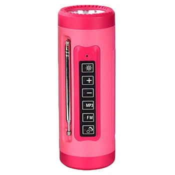 

Multifunctional Outdoor Bluetooth Flashlight Mini Speaker Player Radio, Power Waterproof Outdoor Flashlight Alarm Flashlight Lig