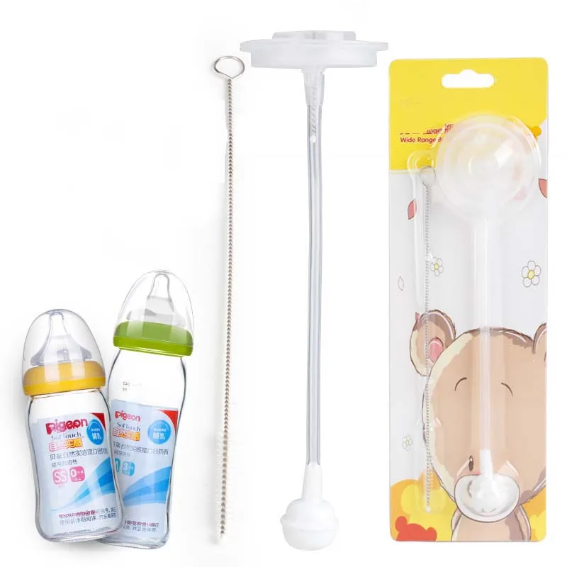 Baby Accessories Dedicated Straw Wide-mouth Bottle Accessories Wide Mouth PPSU Straw Brush Combination 4Pcs/Set