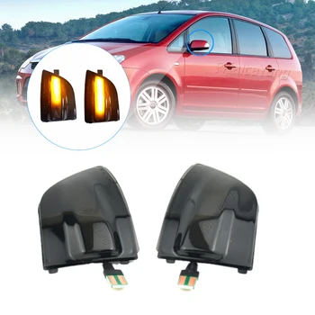 

Dynamic Turn Signal Light For Ford Focus 2 MK2 2004-2008 C-MAX LED Side Wing Mirror Repeater Sequential Indicator Blinker Lamp