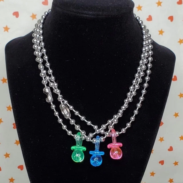 Pacifier Necklace - Etsy UK