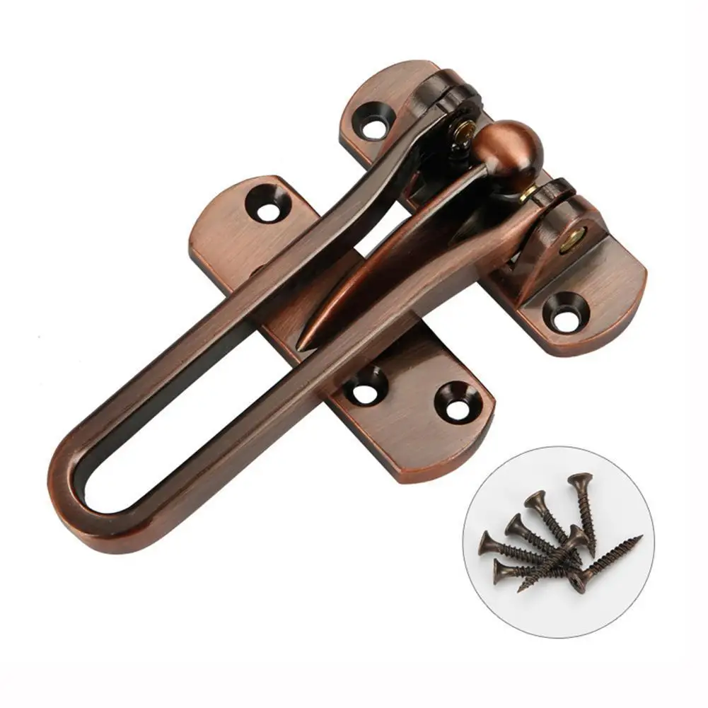 Stainless Steel Door Chain Lock Hasp Latch Hardware Door Home Hotel Safety Clasp Anti-theft Cabinet Locks Chain Window Q6Y9 afbeelding
