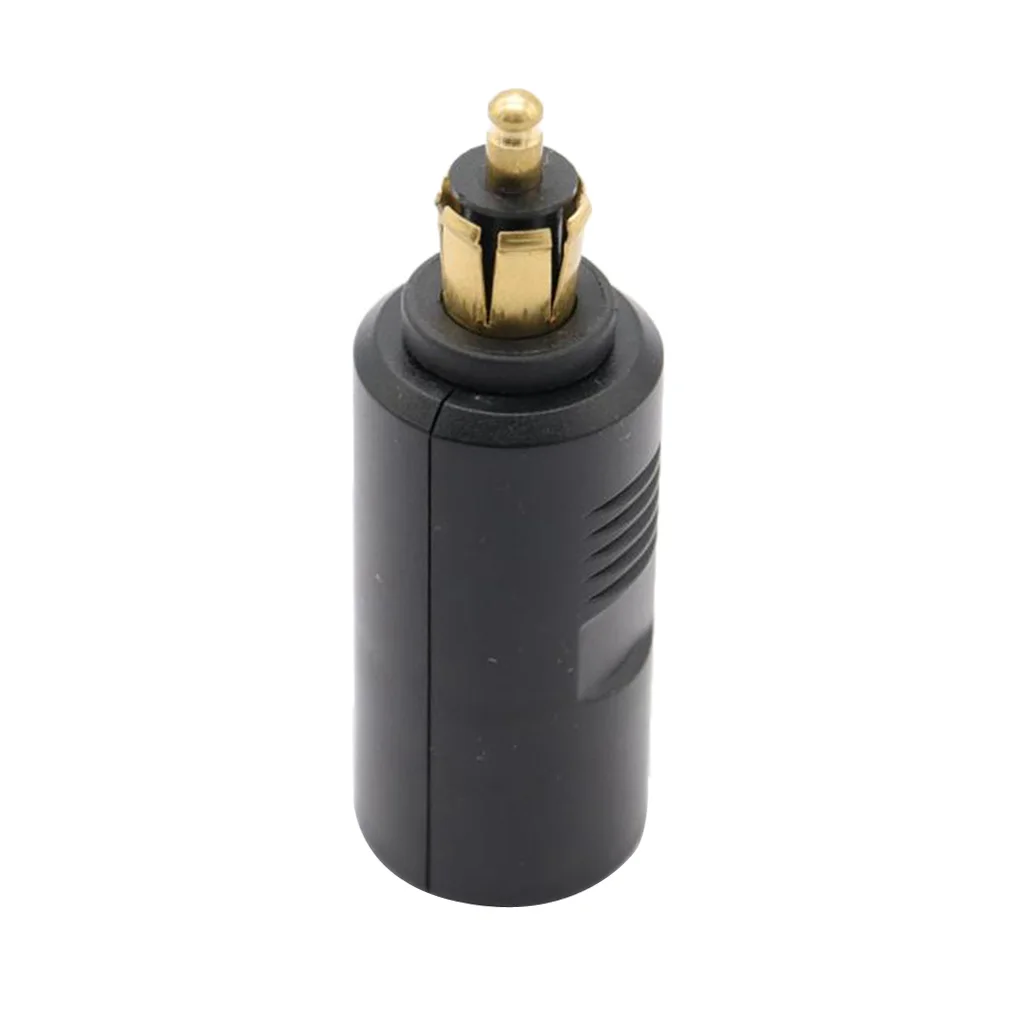 12V/24V EU Plug For  Motor Socket to Cigarette Lighter Converter Adaptor