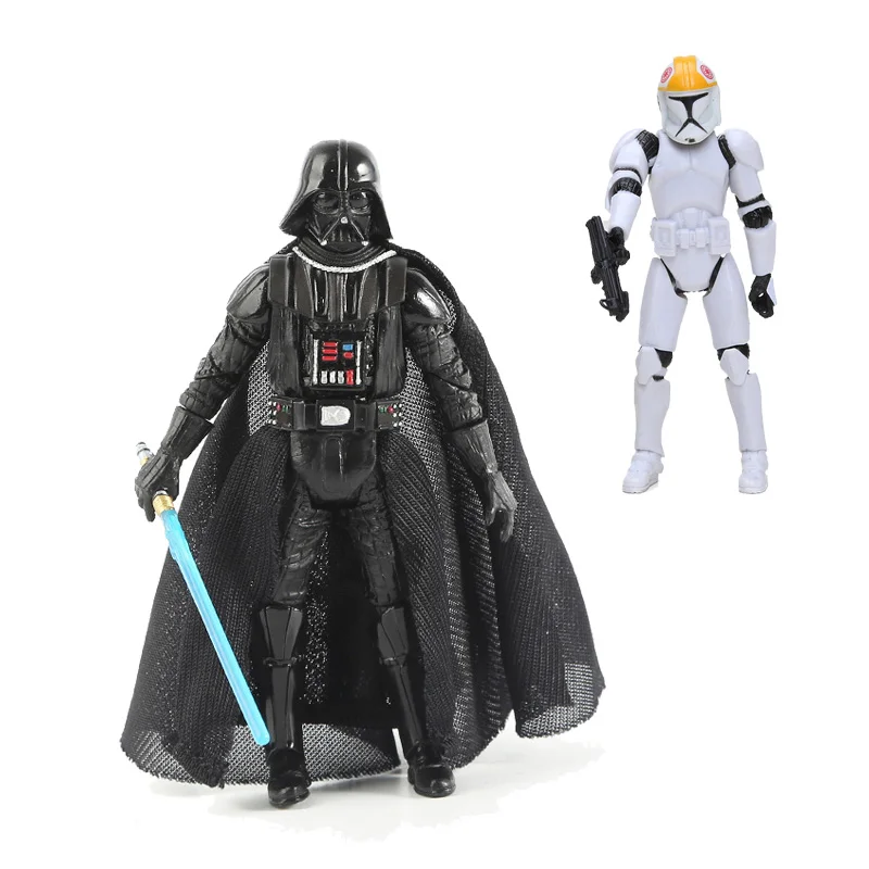 

10cm Disney Star Wars Darth Vader Anakin Skywalker Clone Troopers Action Figure Collection Model Toy for Children Christmas Gift