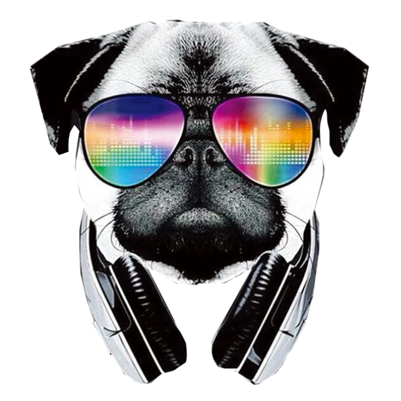 Нашивки Cool Dog с солнцезащитными очками набор из железа на джинсовой ткани сделай